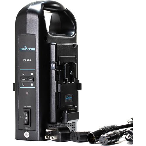 Indipro IndiPRO Tools 2x Micro-Series 270Wh V-Mount Li-Ion Batteries and Dual V-Mount Battery Charger Kit