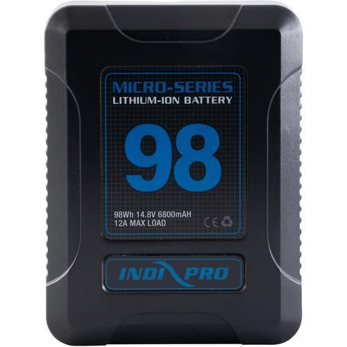 Indipro IndiPRO Tools 4x Micro-Series 98Wh V-Mount Li-Ion Batteries and Dual V-Mount Battery Charger Kit