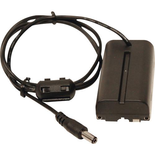 Indipro IndiPro Tools 98PPC 2.5mm Male Power Cable to Sony L-Series (NP-F) Type Dummy Battery (24", Non-Regulated)