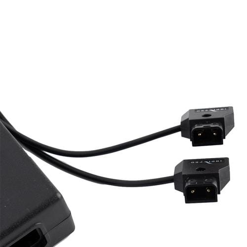 Indipro IndiPro Tools ACDMDT2 12V (6A) A/C Power Supply to Dual Male D-Tap Outputs (8')