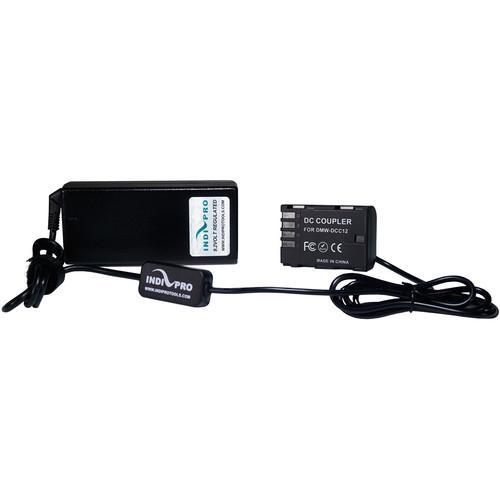Indipro IndiPro Tools ACGH7 12V A/C Power Supply with Panasonic DMW-BLF19 Type Dummy Batttery (8')