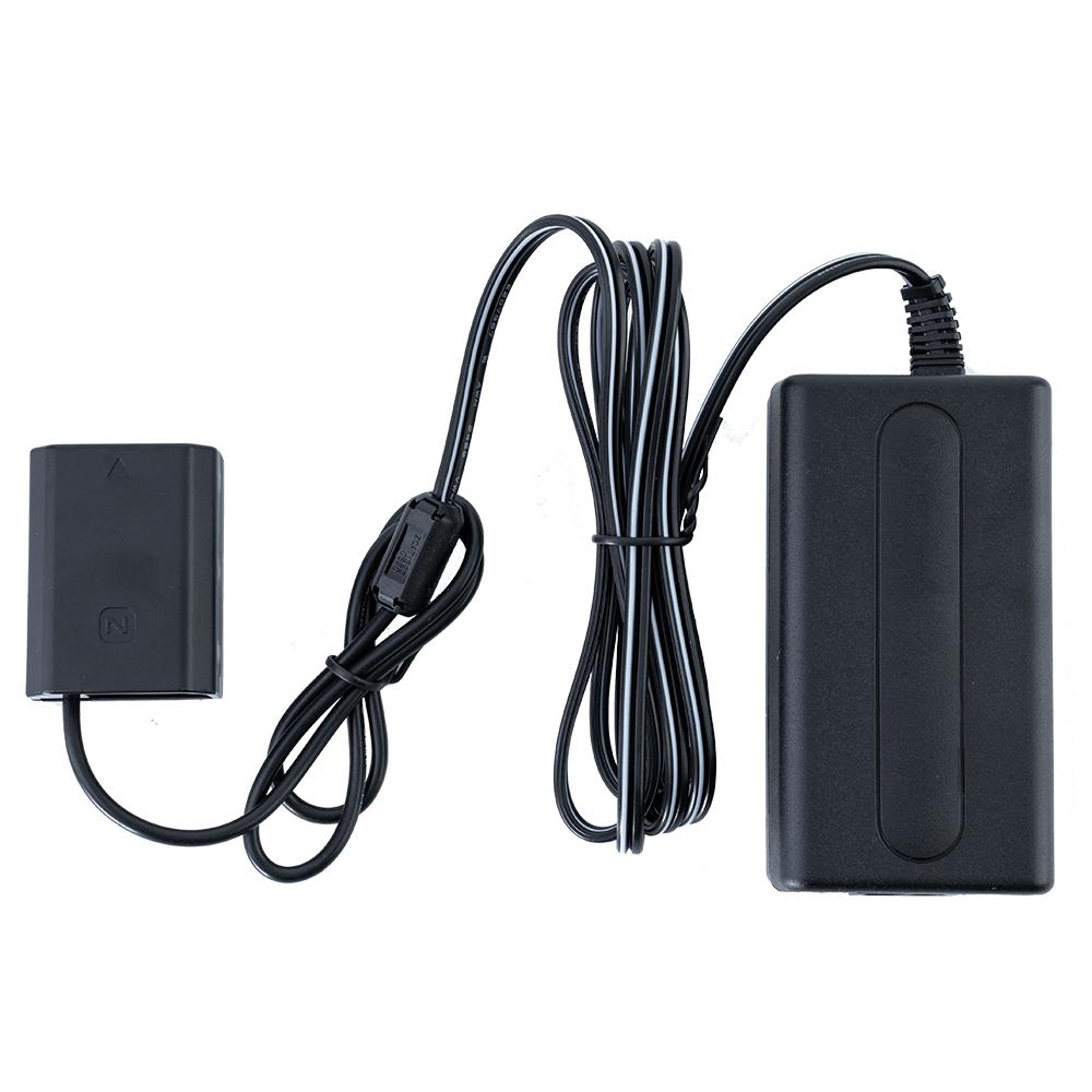 Indipro IndiPro Tools ACSA73 AC Power Supply with Sony a7 III (NP-FZ100) Compatible Dummy Battery (8 ft)