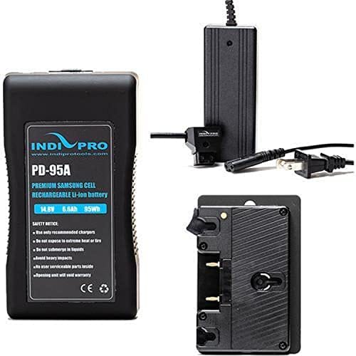 Indipro IndiPRO Tools BMUKTG2 Compact 95Wh Gold Mount Li-Ion Battery kit for Blackmagic URSA