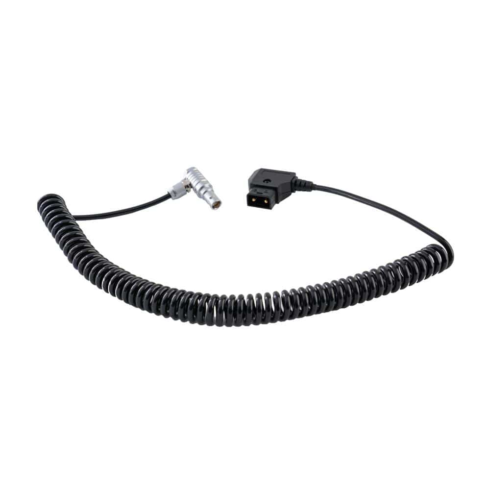 Indipro IndiPro Tools CDTRDK Coiled D-Tap to 2-Pin LEMO-Type Power Cable for RED KOMODO (12-36")