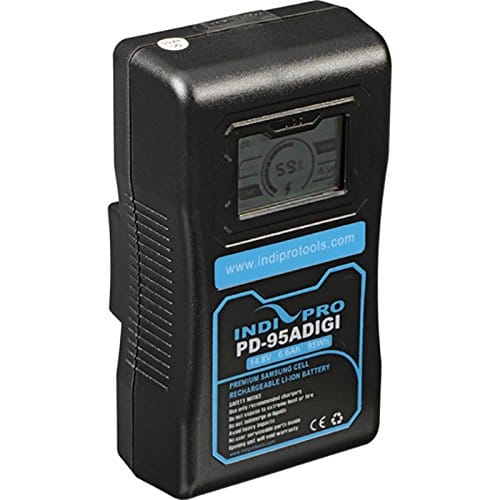 Indipro IndiPRO Tools Compact 95Wh Gold-Mount Li-Ion Battery with LCD