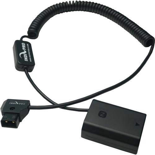 Indipro IndiPro Tools DTSA73 Coiled D-Tap to Sony NP-FZ100 Type Dummy Battery (24-36", Regulated)