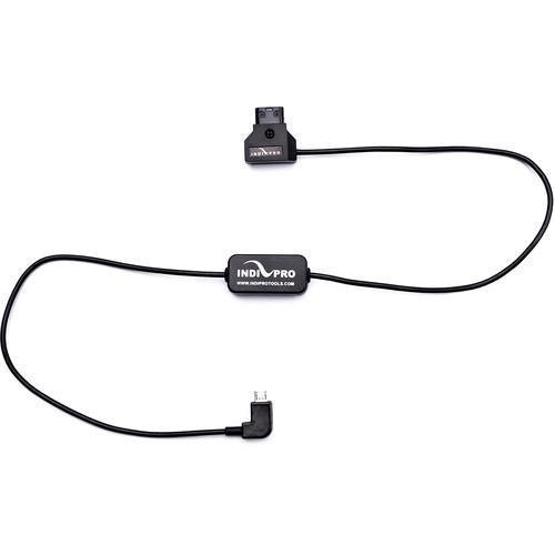 Indipro IndiPro Tools DTUSB5V D-Tap to Right-Angle 5 Volt Micro-USB Cable (24", Regulated)