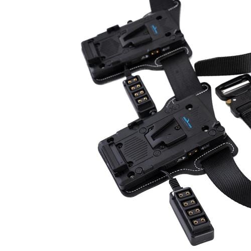 Indipro IndiPro Tools DVMBB3 Dual V-Mount Battery Belt w/ 10-way D-Tap Outputs