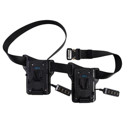 Indipro IndiPro Tools DVMBB3 Dual V-Mount Battery Belt w/ 10-way D-Tap Outputs