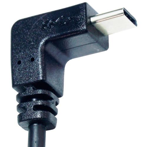 Indipro IndiPro Tools GP5DT10 D-Tap to Regulated Right Angle USB Type C Connector for GoPro HERO 5/6/7/8 (10', Regulated)