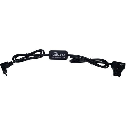 Indipro IndiPro Tools GP5DT3 D-Tap to Regulated Right Angle USB Type C Connector for GoPro HERO 5/6/7/8 (36", Regulated)