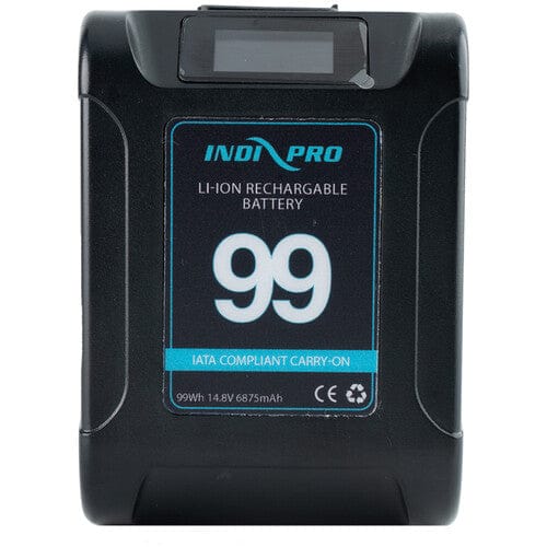 Indipro IndiPRO Tools Micro Alpha Series V-Mount 99Wh Battery (Black Color) BLMAV99
