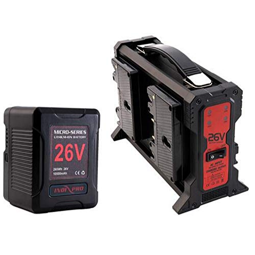 Indipro IndiPRO Tools Micro-Series 26V 260Wh Li-Ion Battery w 26V Charger Kit Gold Mount