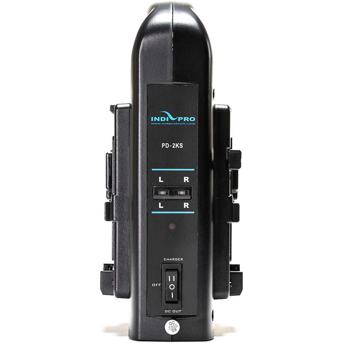 Indipro IndiPro Tools PD2BCH Dual V-Mount Battery Charger with XLR Output