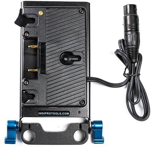 Indipro IndiPro Tools PDG4XLR Gold Mount Battery Adapter Plate with 4-Pin Neutrik XLR Connector (24")