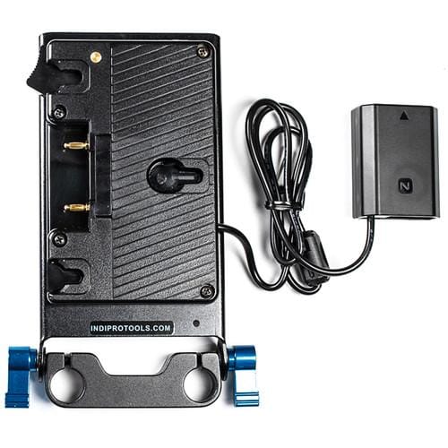 Indipro IndiPro Tools PDGSA3 Gold Mount Battery Adapter Plate with Sony NP-FZ100 Type Dummy Battery (24")