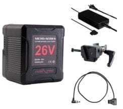 Indipro IndiPRO Tools Portable Power Kit for ikan Lyra LBX8 Bi-Color LED Light Panel