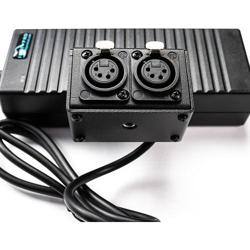 Indipro IndiPro Tools PRO4PN 12V Power Supply with Dual 4-Pin Female XLR Outputs (8',10A)