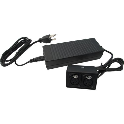 Indipro IndiPro Tools PRO4PN 12V Power Supply with Dual 4-Pin Female XLR Outputs (8',10A)