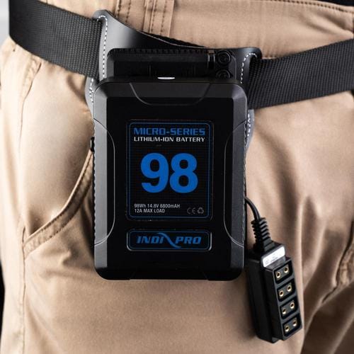 Indipro IndiPro Tools VMBB1 Universal V-Mount Battery Belt w/ 5-way D-Tap Output