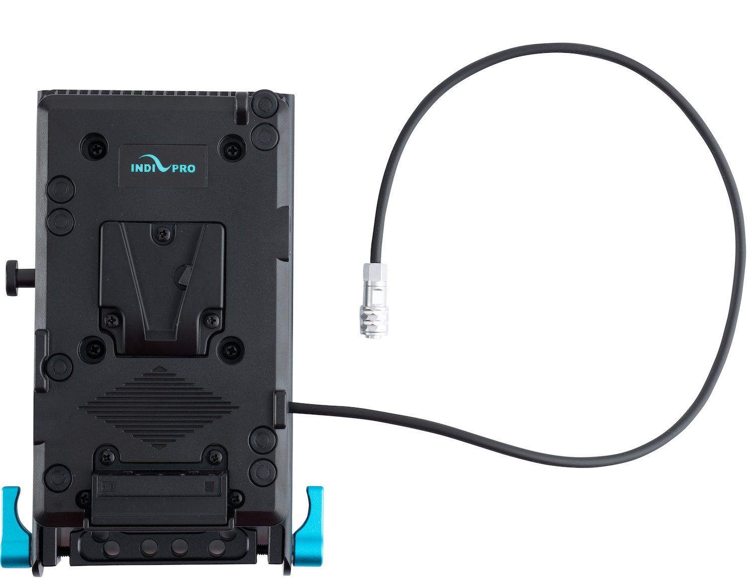 Indipro IndiPro Tools VMBP4K V-Mount Battery Plate with 15mm Rod Mount for BMPCC 4K/6K (16")