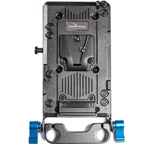 Indipro IndiPro Tools VMP15MM V-Mount Battery Adapter Plate with D-Tap Output and 15mm Rod System