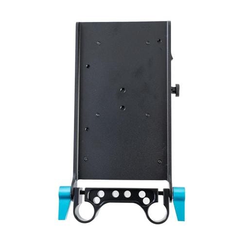Indipro Indipro Tools VMPLMO V-Mount Battery Plate with Multiple Output Ports and 15mm Rod Adapter