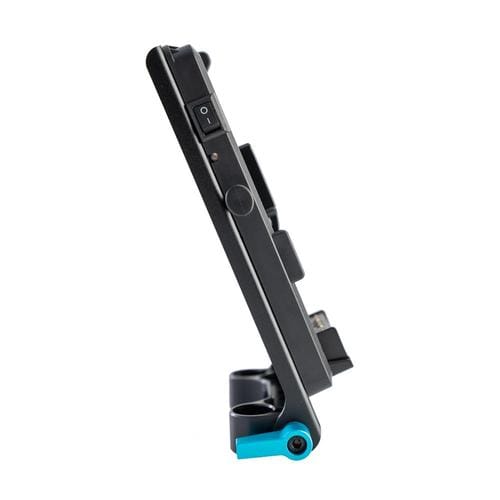 Indipro Indipro Tools VMPLMO V-Mount Battery Plate with Multiple Output Ports and 15mm Rod Adapter