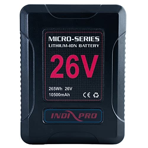 Indipro Micro-Series 26V 265Wh Gold Mount Lithium-Ion Battery