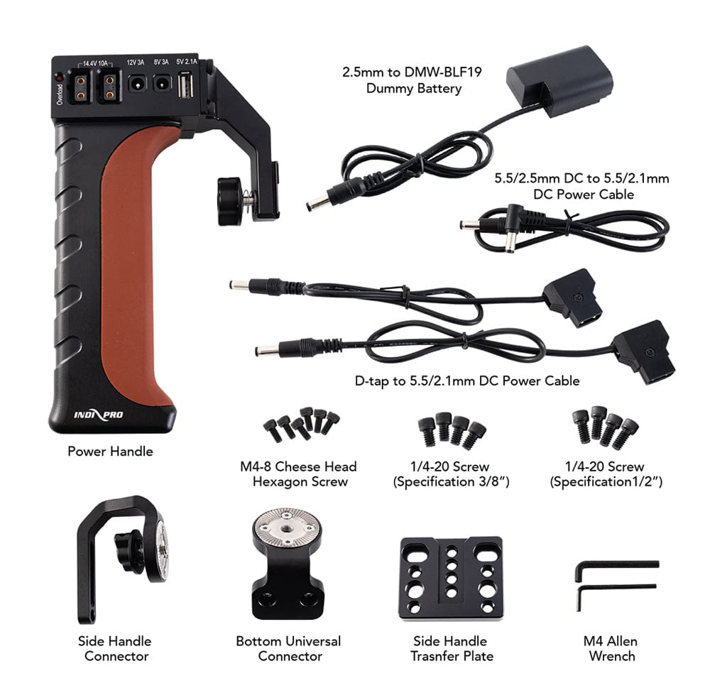 Indipro Universal Power Grip for Panasonic DMW-BLF19 Type Devices