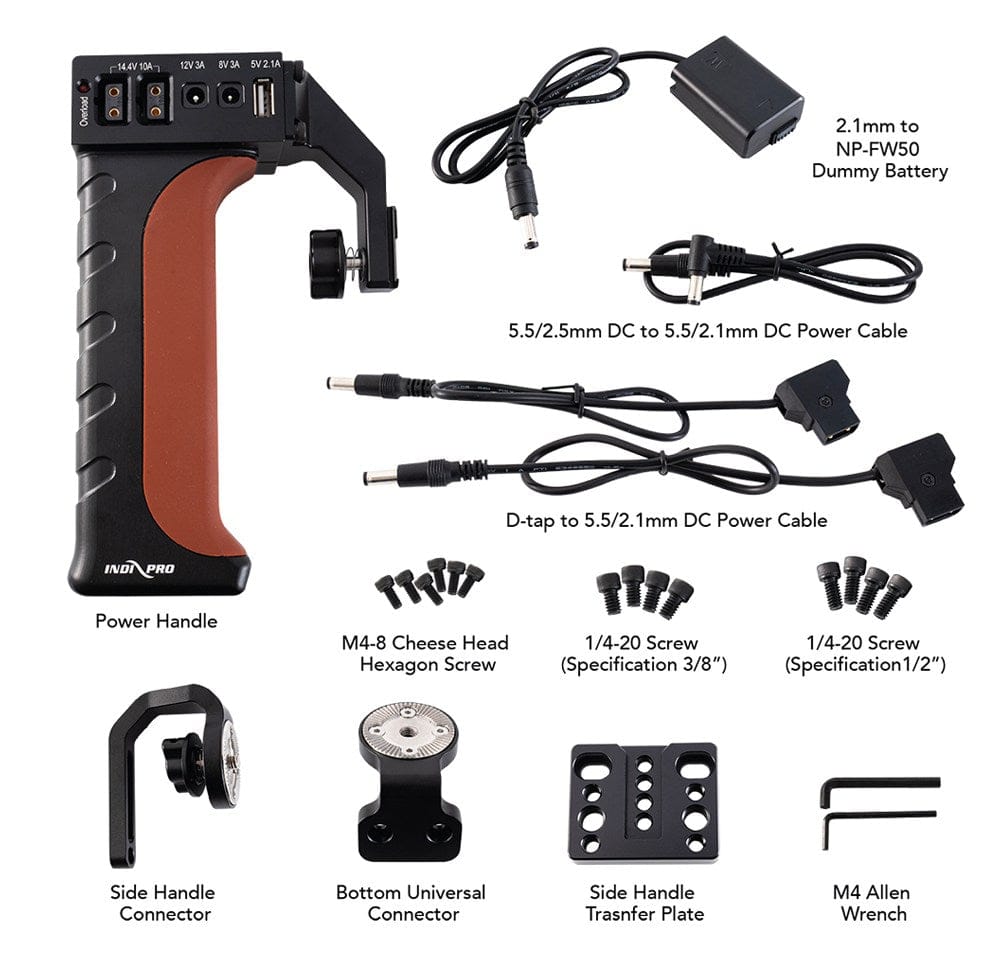 Indipro Universal Power Grip for Sony NP-FW50 Type Devices