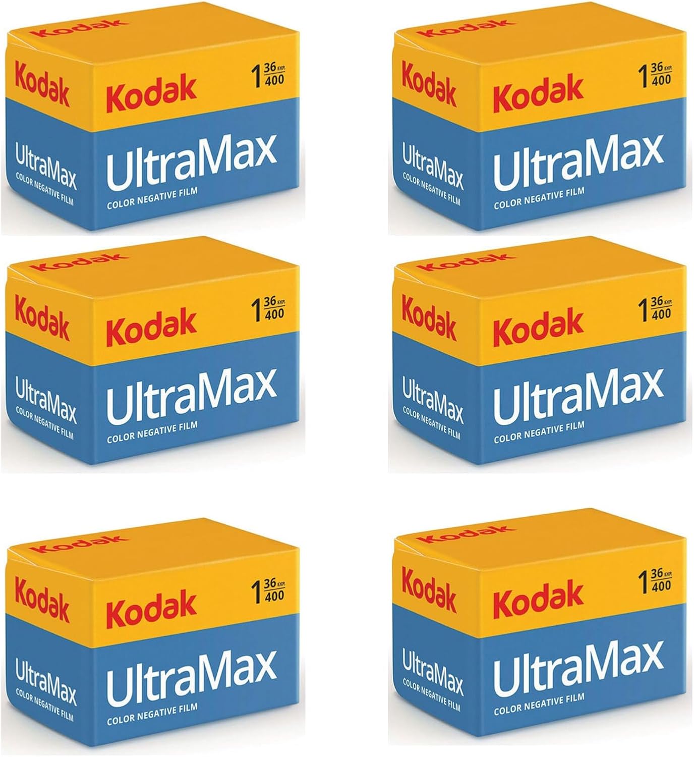 Kodak Cameras & Photo:Film Photography:Film Kodak UltraMax 400 Color Negative Film (35mm Roll Film, 36 Exposures) 6 Rolls