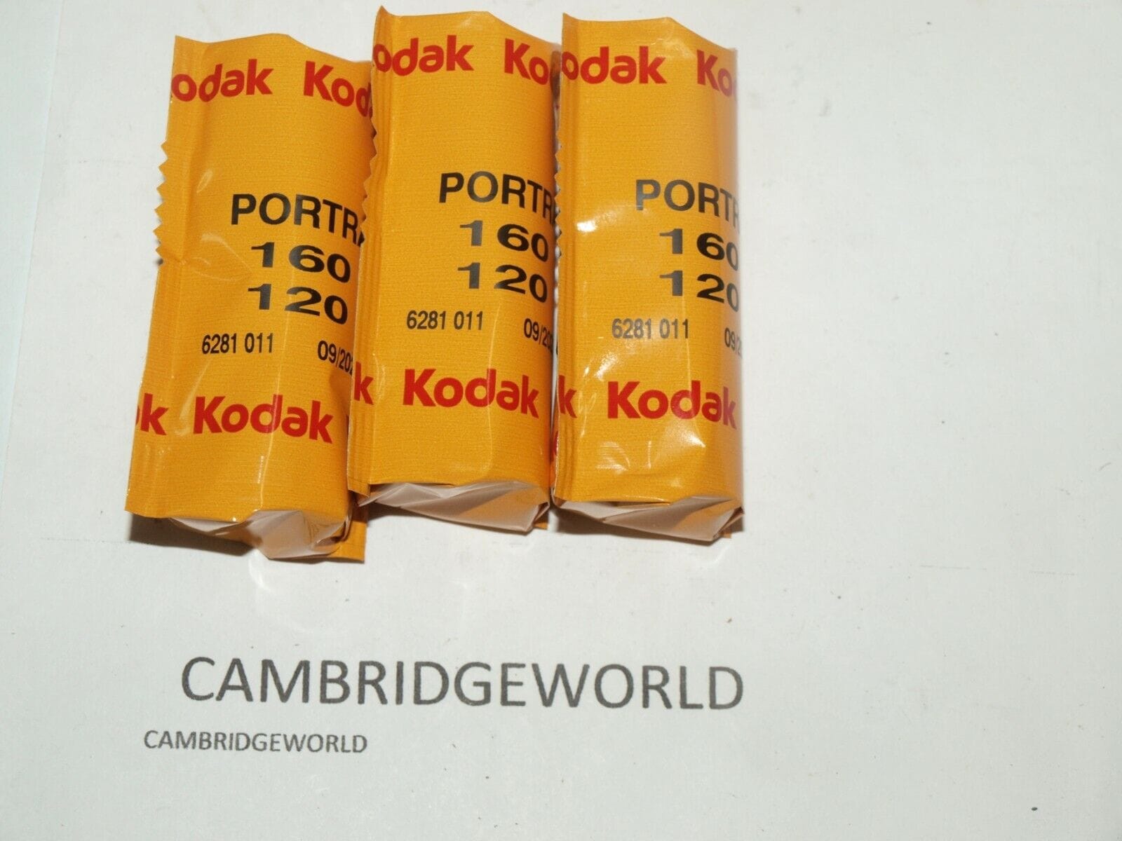 Kodak Cameras & Photo:Film Photography:Film PORTRA 160 KODAK 120 COLOR NEGATIVE FILM FRESH 09/22 3 ROLLS