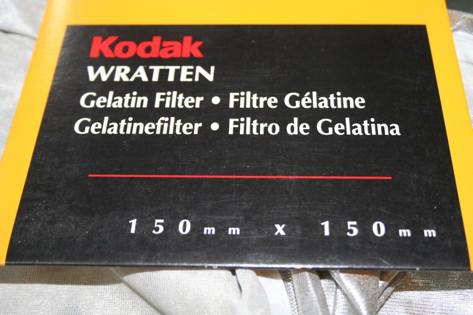 Kodak Cameras & Photo:Lenses & Filters:Filters Kodak Wratten CC 025C  Gelatin 150mmx150mm 6X6" Filter 163 8196 NEW SEALED UNIT