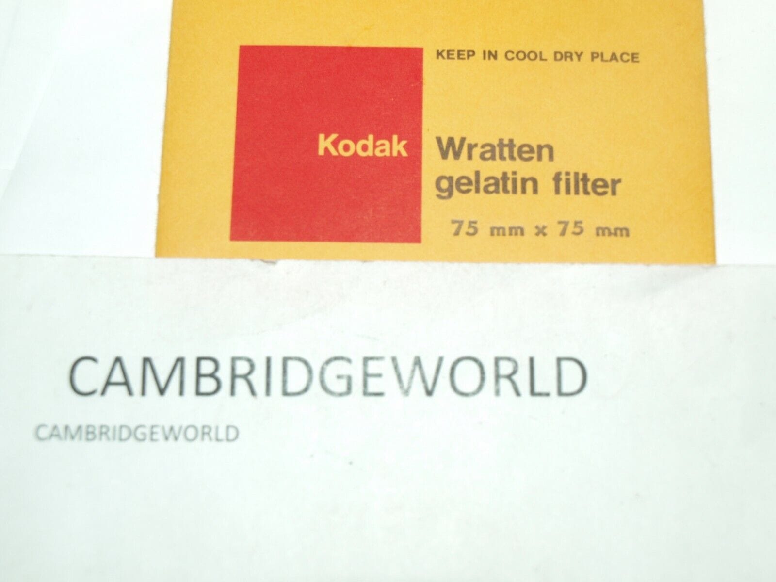 Kodak Cameras & Photo:Lenses & Filters:Filters Kodak Wratten CC50M   Gelatin 75mmx75mm 3X3" Filter 149 6694 NEW SEALED UNIT