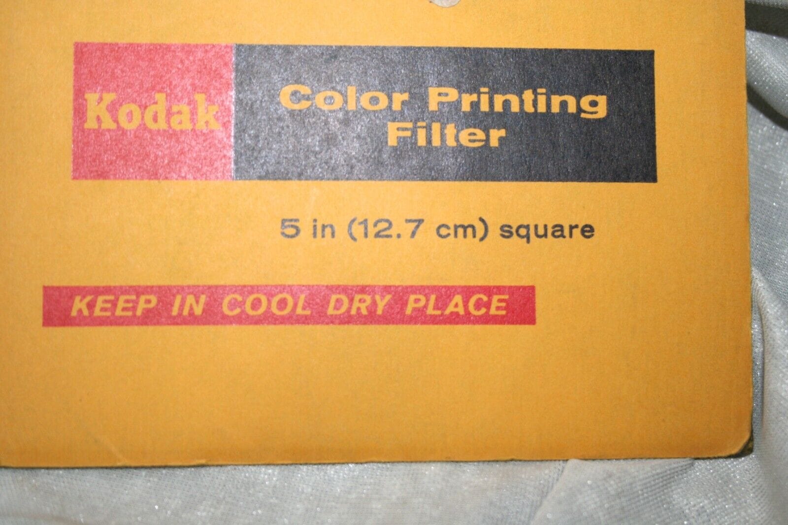 Kodak Cameras & Photo:Lenses & Filters:Filters Kodak Wratten CP05R  Gelatin 125mmx125mm 5X5" Filter  NEW