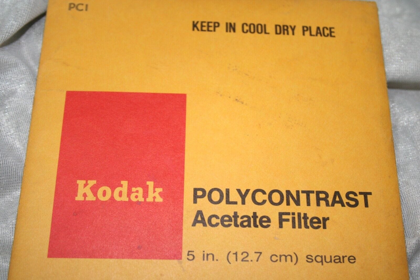 Kodak Cameras & Photo:Lenses & Filters:Filters Kodak Wratten POLYCONTRAST ACETATE FILTER 125mmx125mm 5X5"  PC4 NEW