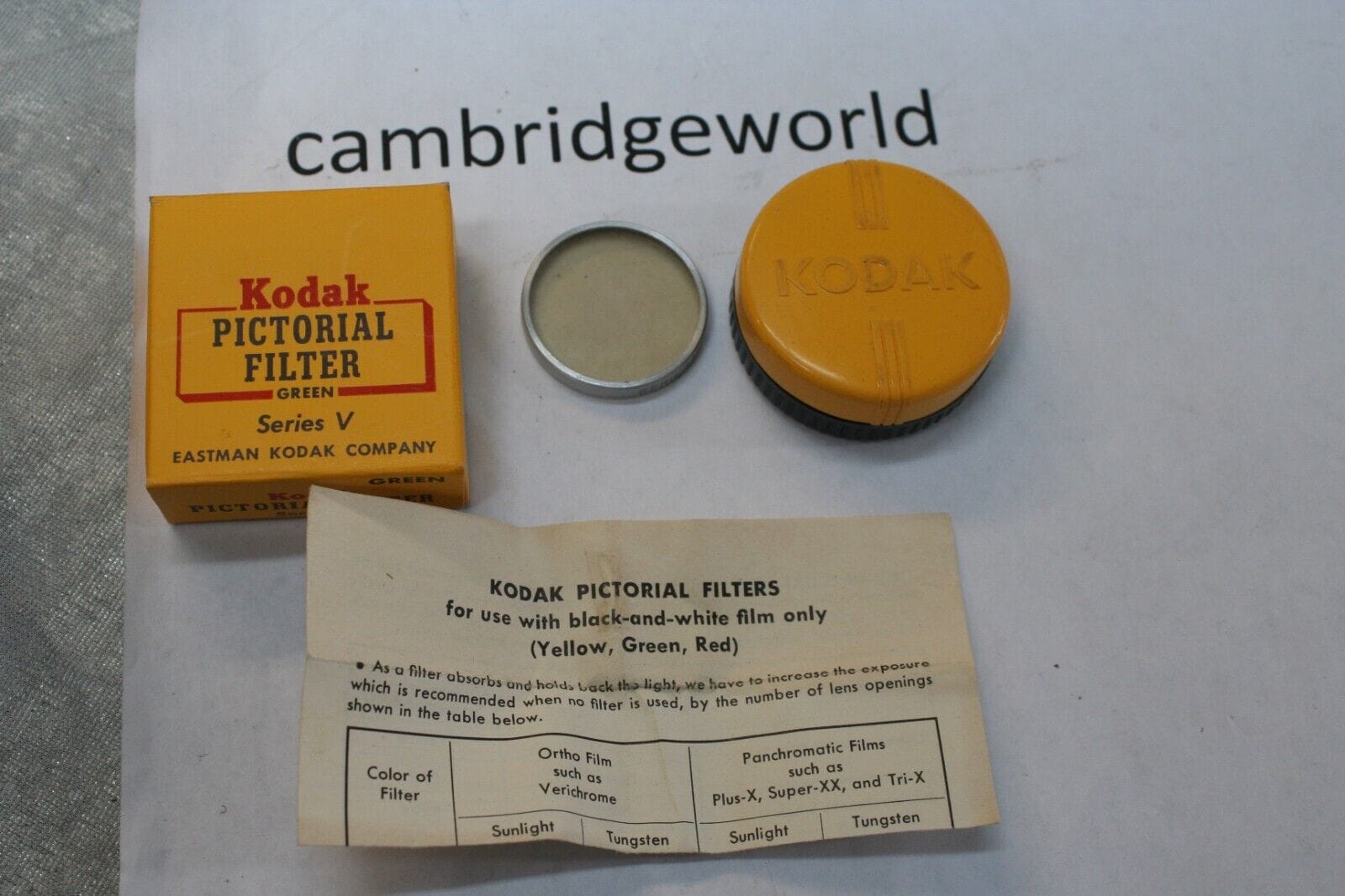 Kodak Cameras & Photo:Lenses & Filters:Filters NEW VERY OLD STOCK EASTMAN KODAK SERIES V 5 81B DROP IN FILTER with KODAK CASE