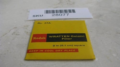 Kodak Kodak Wratten Gelatin Filter No. 57A