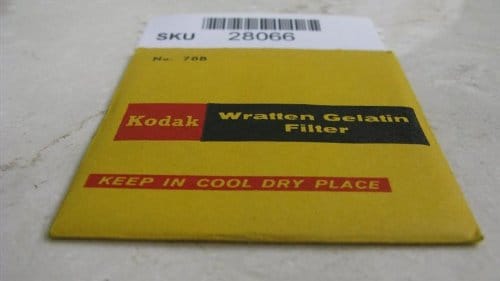 Kodak Kodak Wratten Gelatin Filter No. 78B