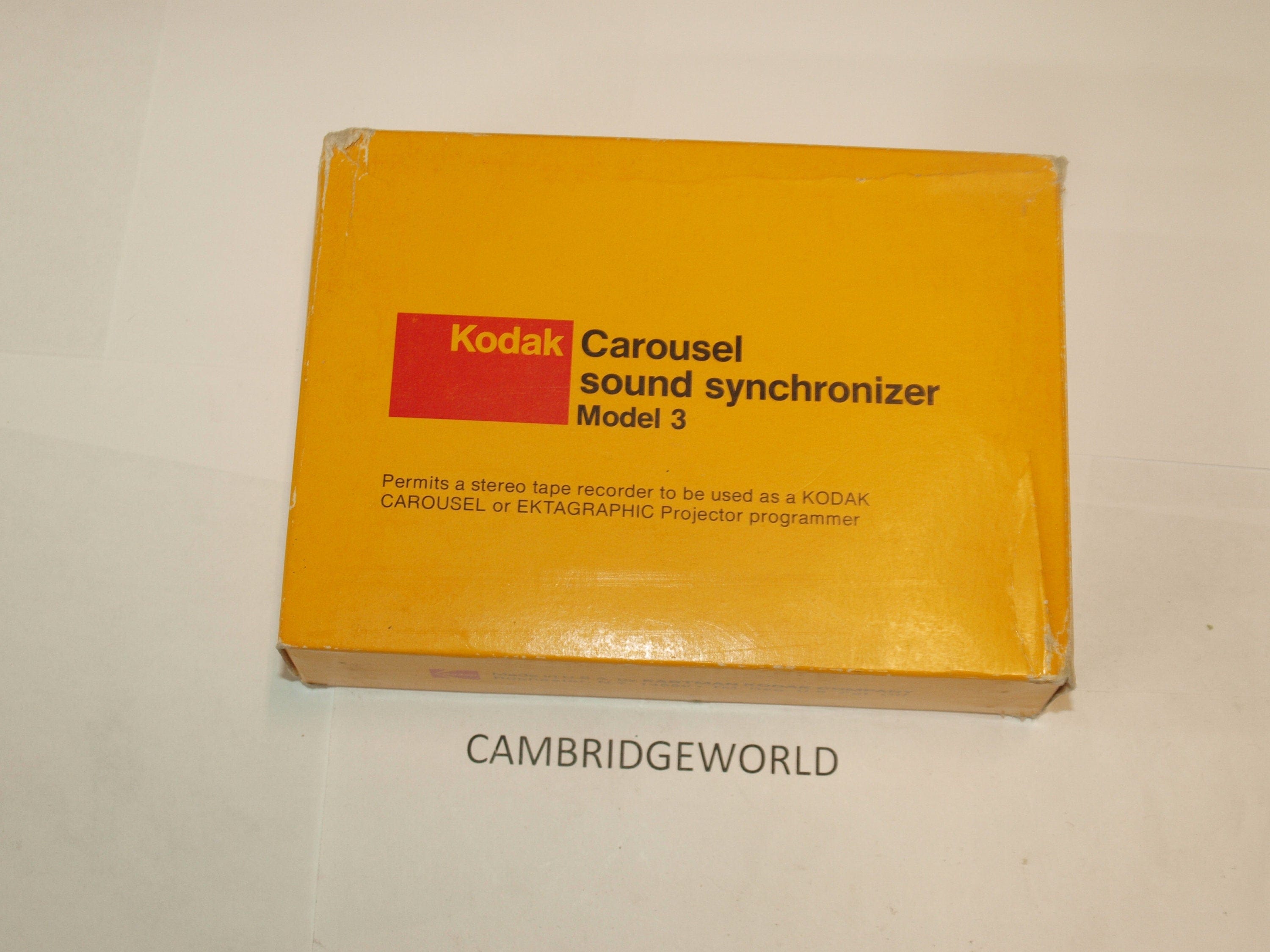 Kodak NEW old stock Kodak Carousel and Ektagraphic Sound synchronizer model 33
