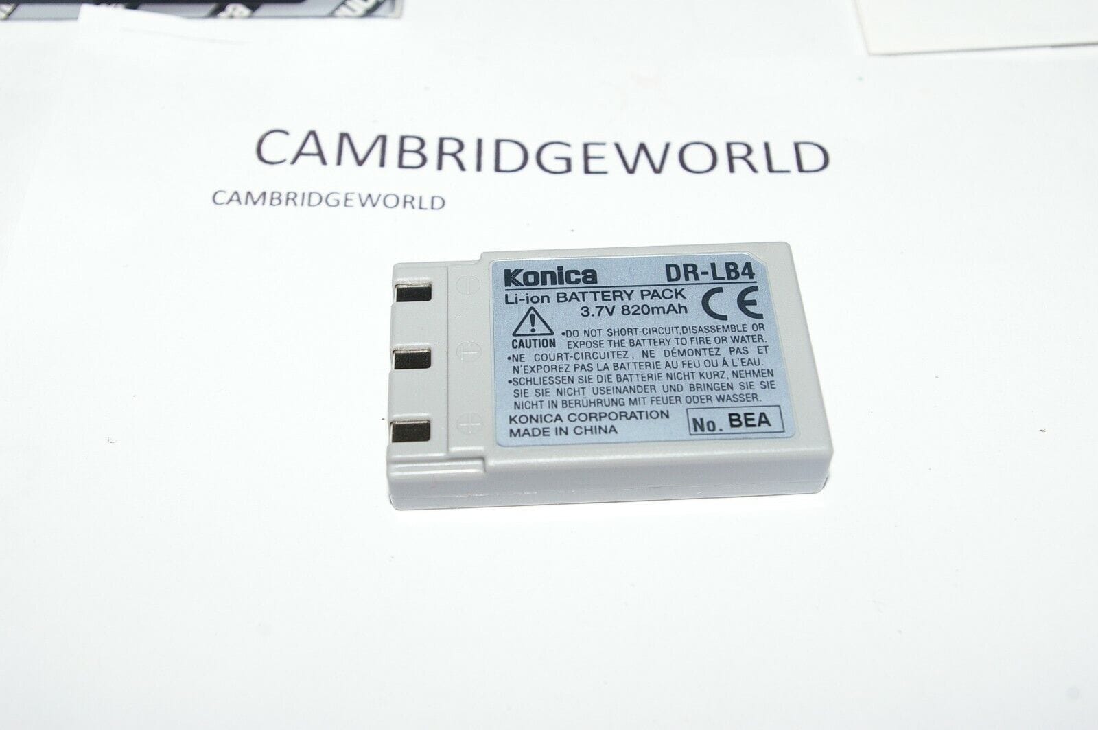 Konica Cameras & Photo:Camera, Drone & Photo Accessories:Batteries Konica DR-LB4 Lithium Ion Battery