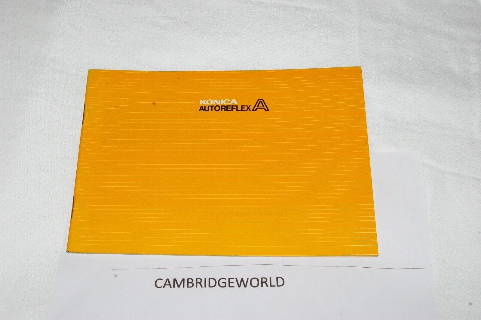 Konica Cameras & Photo:Camera Manuals & Guides KONICA AUTO REFLEX A CAMERA INSTRUCTION MANUAL GUIDE BOOK ORIGINAL GENUINE