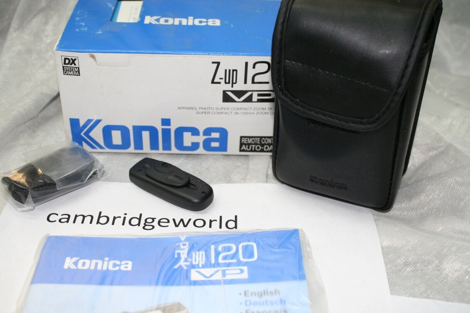 Konica Cameras & Photo:Film Photography:Film Cameras KONICA ZUP 120 VP 35mm NEW ZOOM CAMERA 38-120mm Camera w/ REMOTE CONTROL & CASE