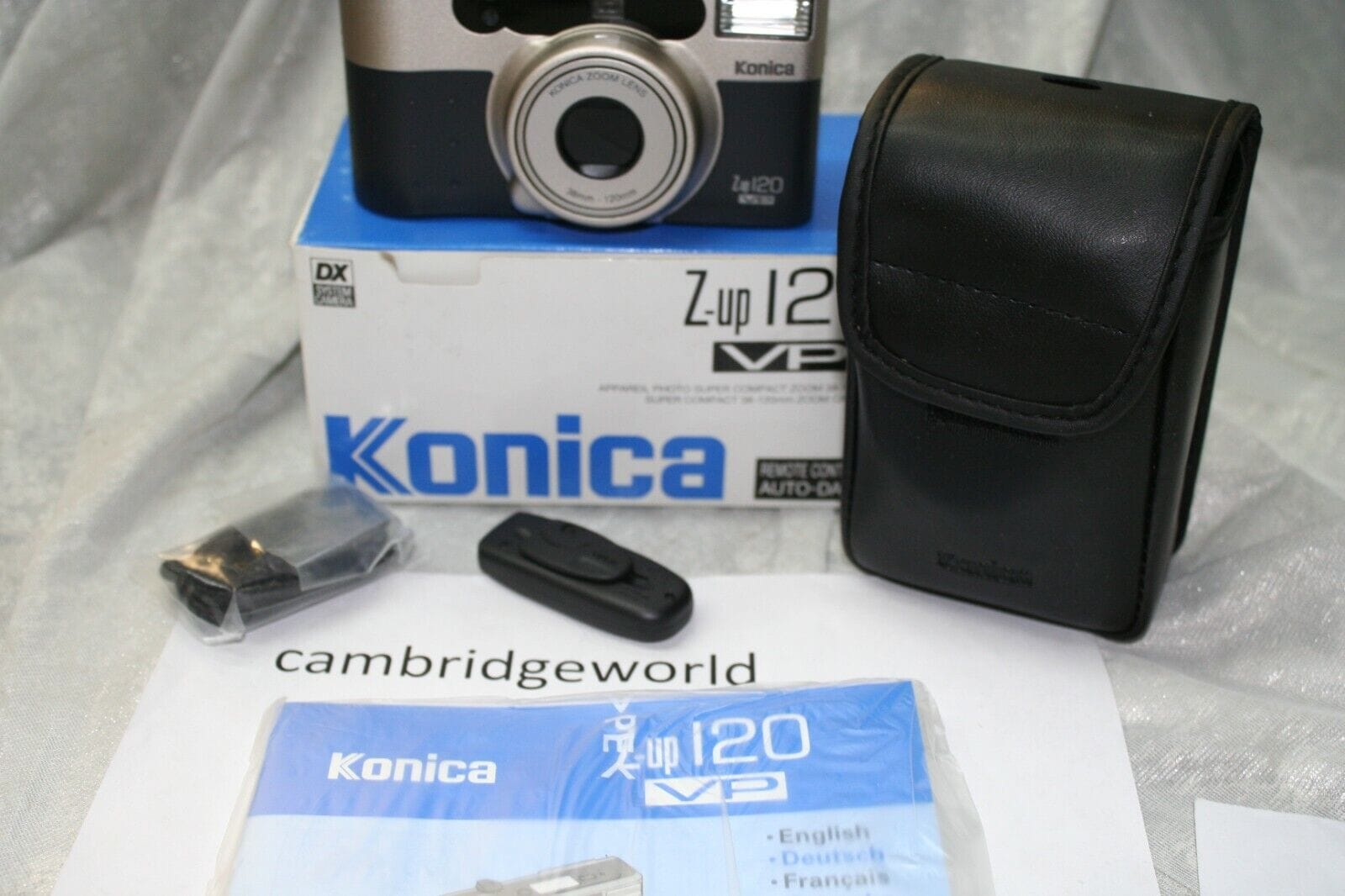 Konica Cameras & Photo:Film Photography:Film Cameras KONICA ZUP 120 VP 35mm NEW ZOOM CAMERA 38-120mm Camera w/ REMOTE CONTROL & CASE