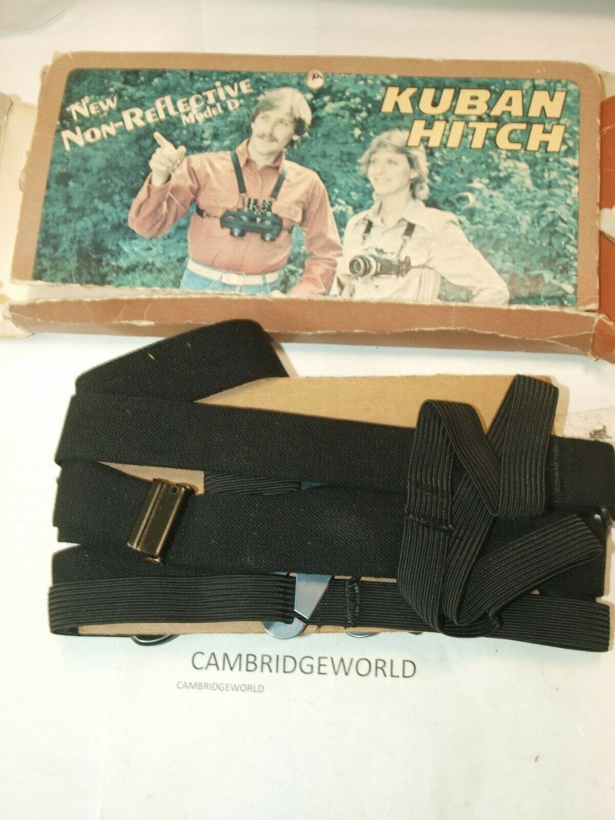 Kuban Hitch Cameras & Photo:Vintage Movie & Photography:Vintage Parts & Accessories KUBAN HITCH NON REFLECTIVE MODEL D WIDE STRAP NEW OLD STOCK in BOX