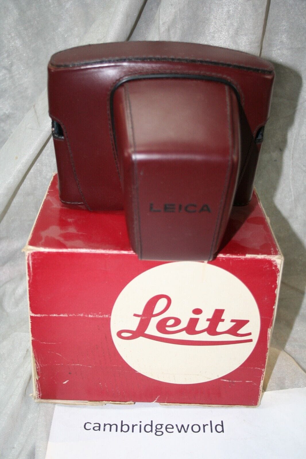 Leica Cameras & Photo:Camera, Drone & Photo Accessories:Cases, Bags & Covers NEW Leitz Leica Wetzlar R3 Camera BURGANDY Eveready Carrying Case  Original