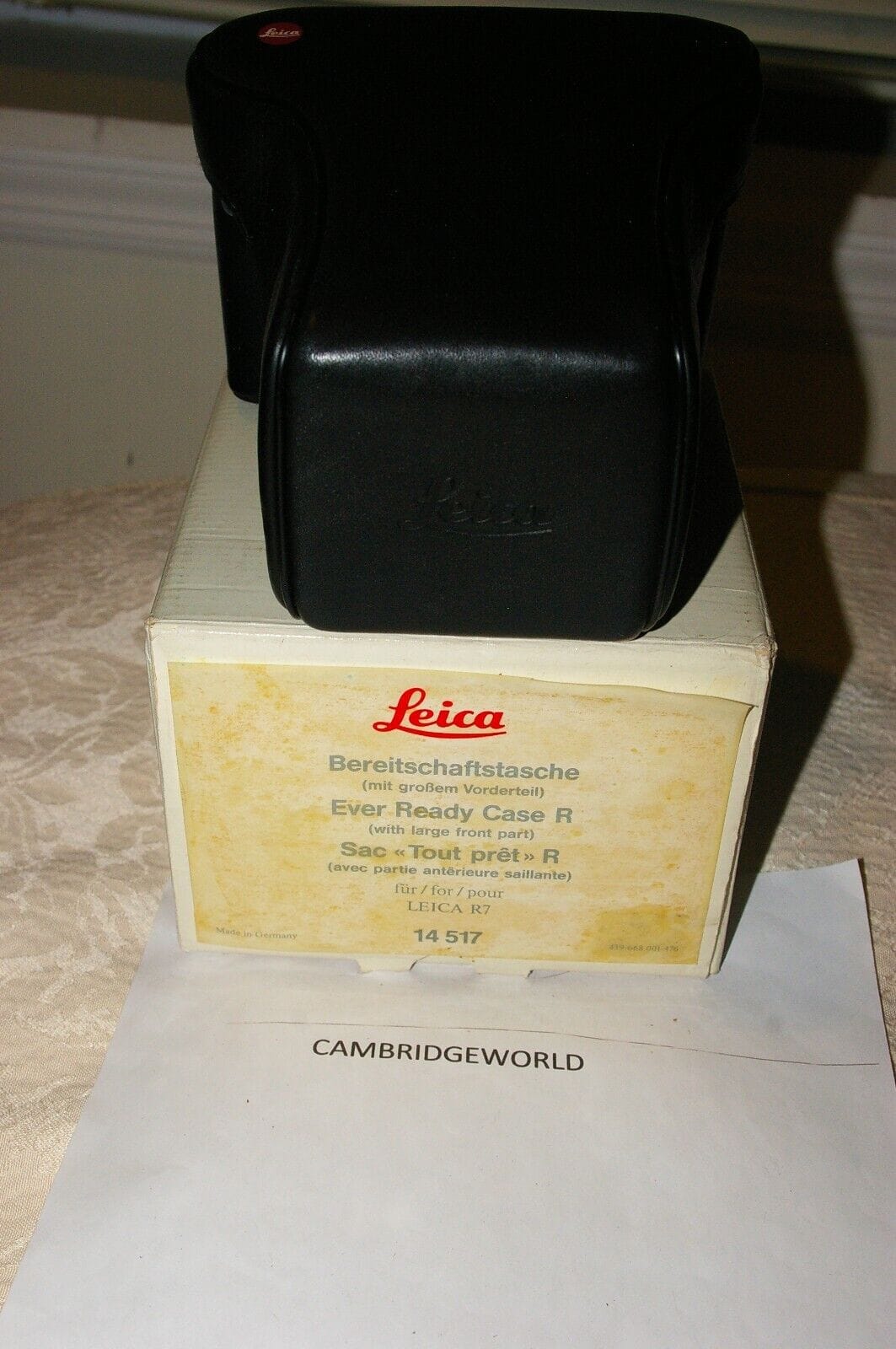 Leica Cameras & Photo:Camera, Drone & Photo Accessories:Cases, Bags & Covers NEW Leitz Leica Wetzlar R7 Camera Eveready Carrying Case Original CAT.No.14517