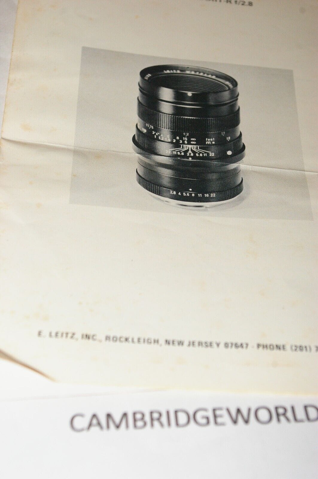 Leica Cameras & Photo:Camera Manuals & Guides LEICA LEITZ 60mmMACRO ELMARIT R INSTRUCTION MANUAL GUIDE BOOK GENUINE ORIGINAL