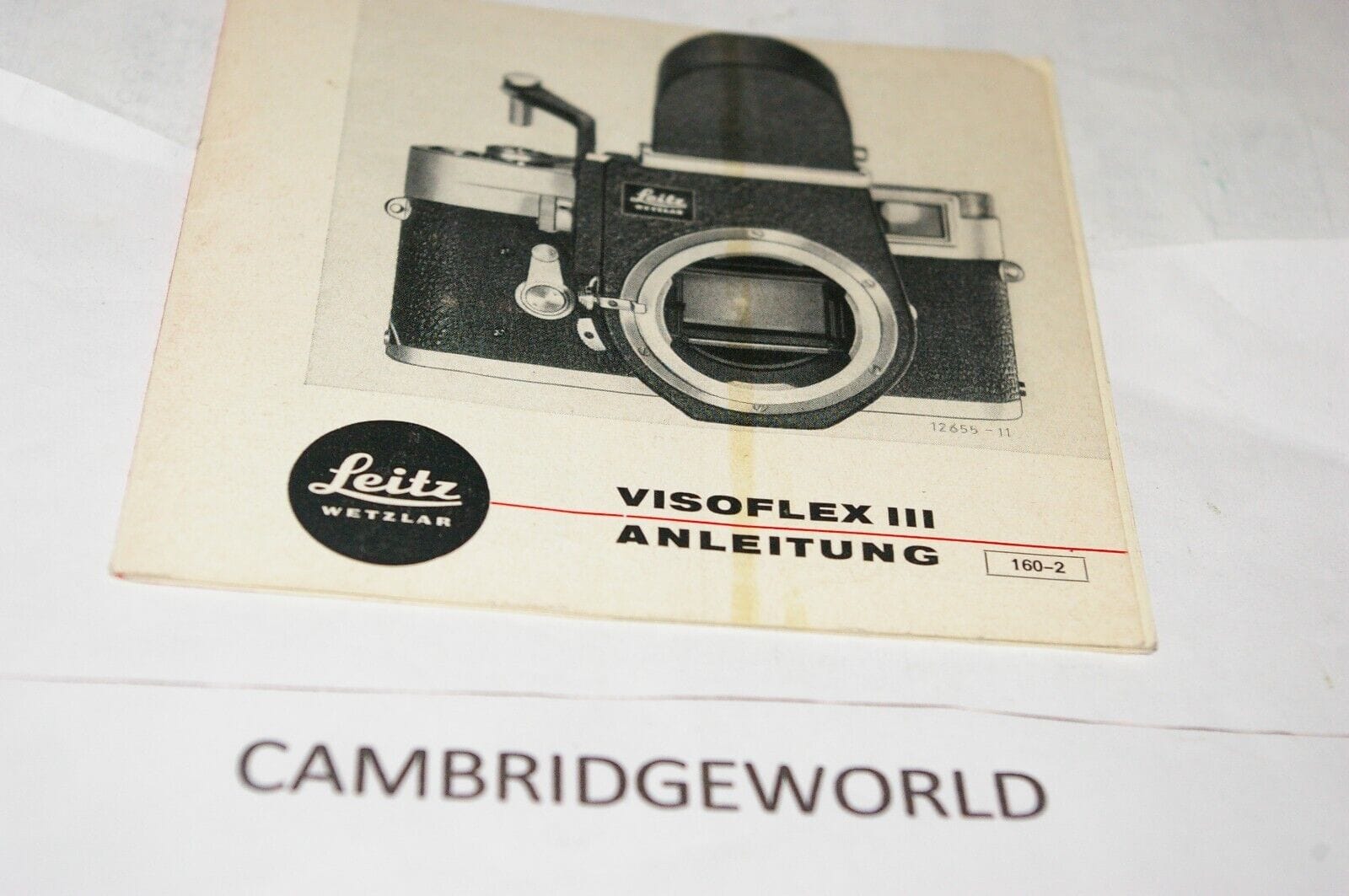 Leica Cameras & Photo:Camera Manuals & Guides LEICA LEITZ VISOFLEX III INSTRUCTION MANUAL GUIDE BOOK GENUIN ORIGINAL in GERMAN